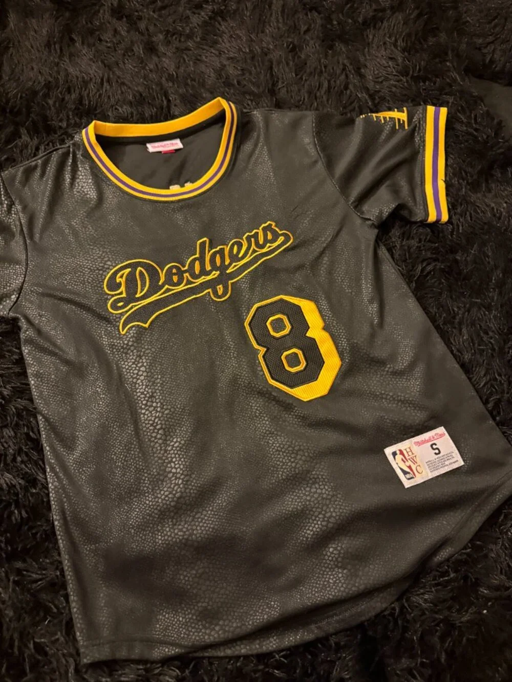 Kobe Bryant Los Angeles Dodgers Mitchell & Ness Jersey - Black